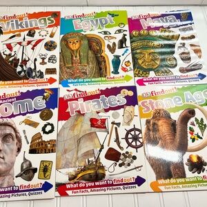 DK Findout! Book Lot Homeschool Learning 6 books new